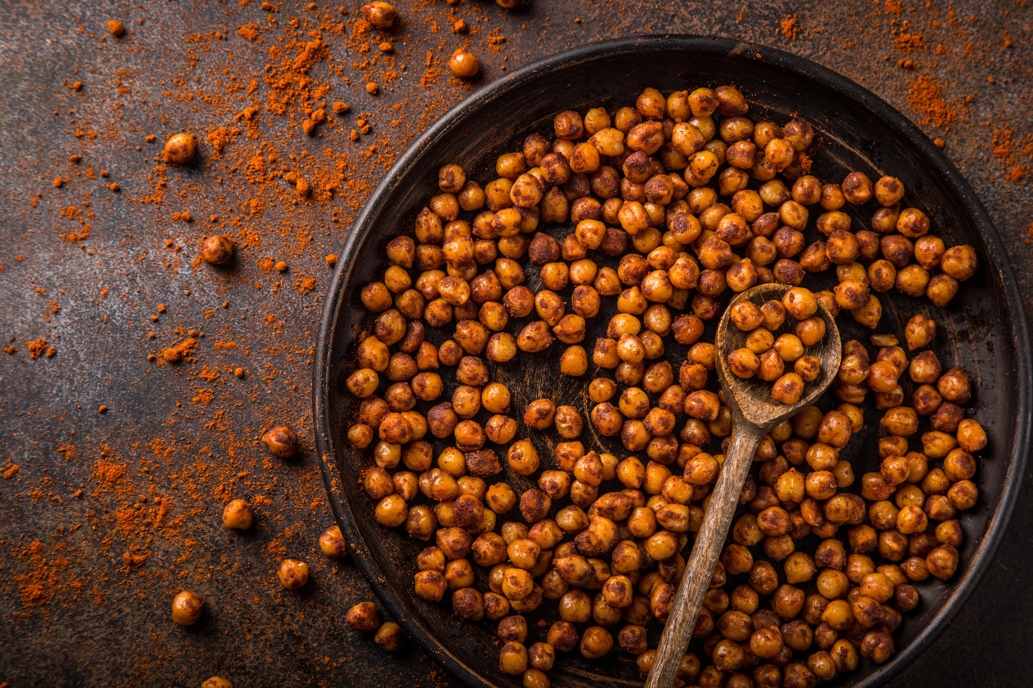 Geröstete Kichererbsen