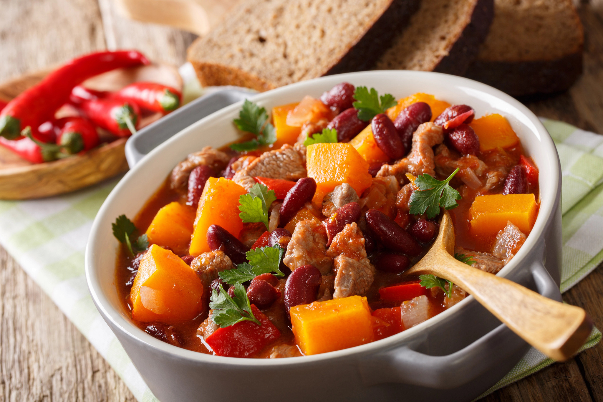 Wassermelonen-Curry zu Mittag