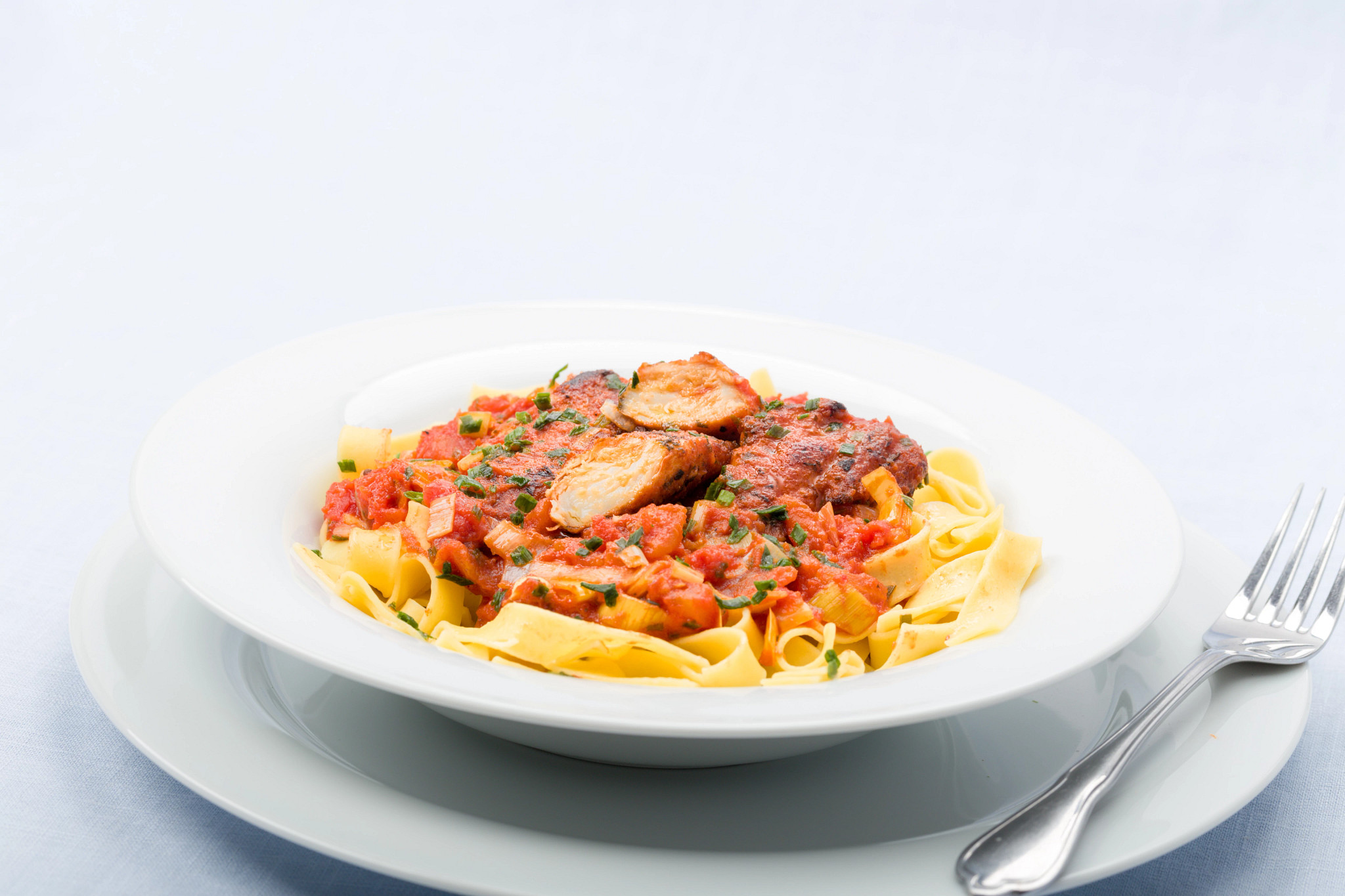 Proteinreiche Hähnchen-Pasta