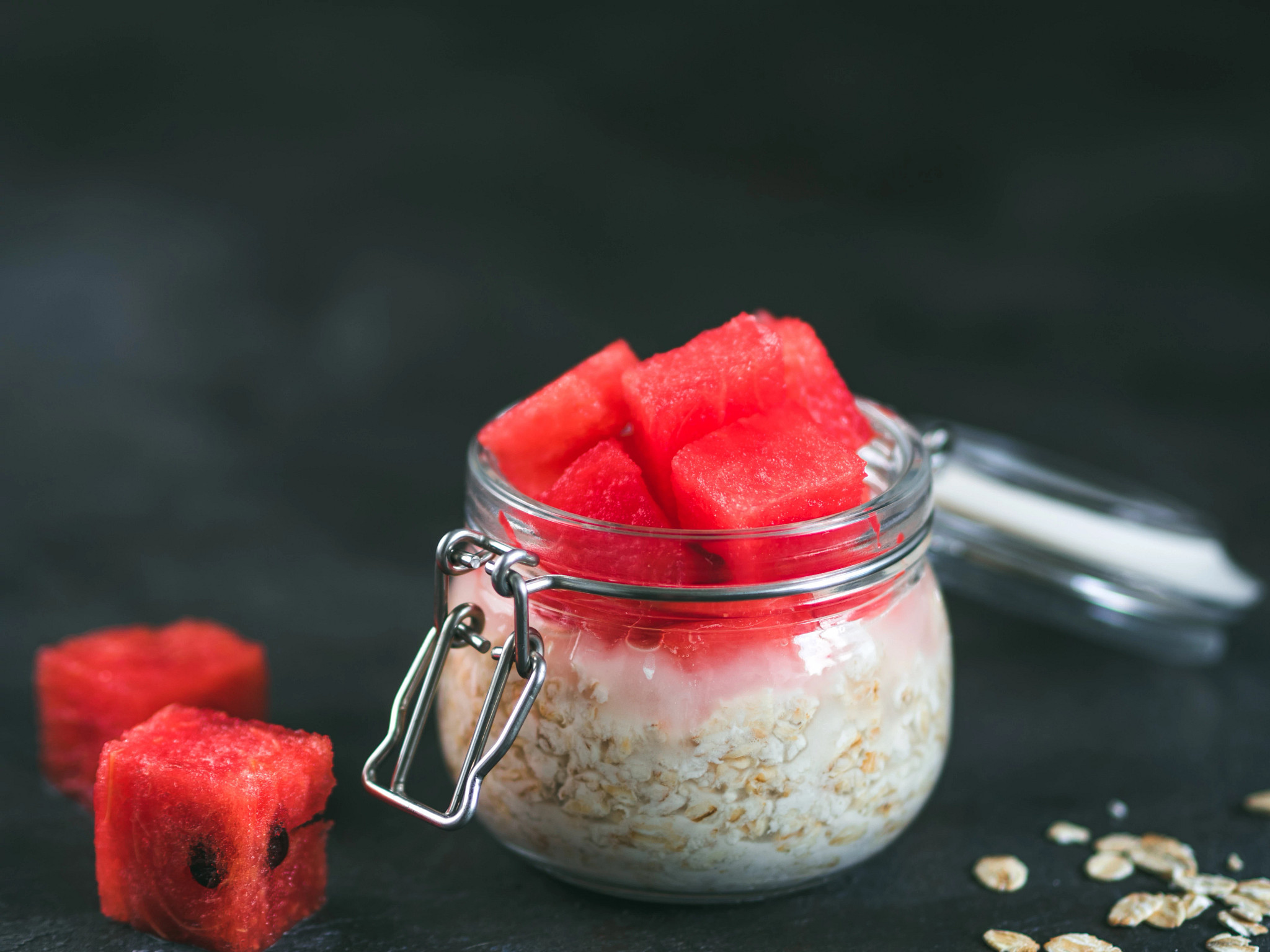 Wassermelonen-Porridge