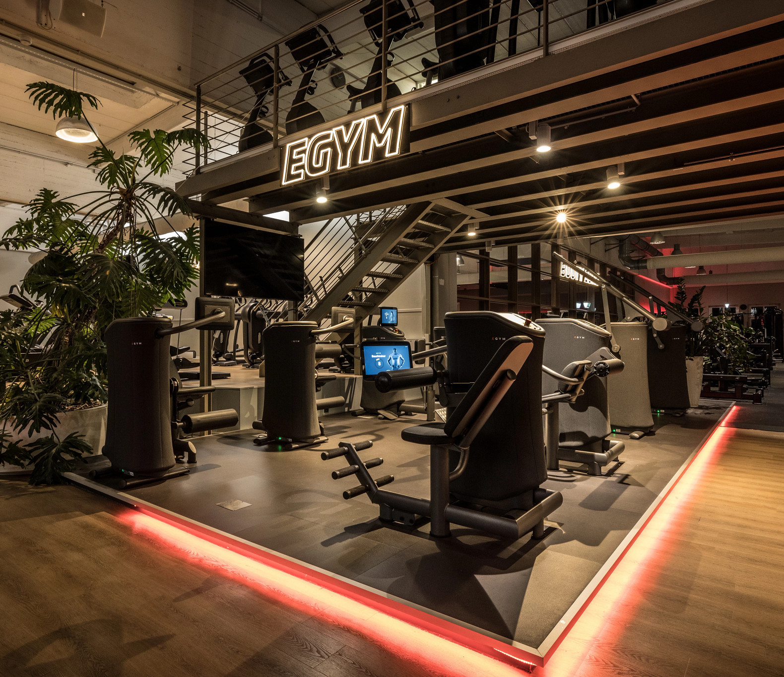 Fitness First Wiesbaden EGYM Area Einblick