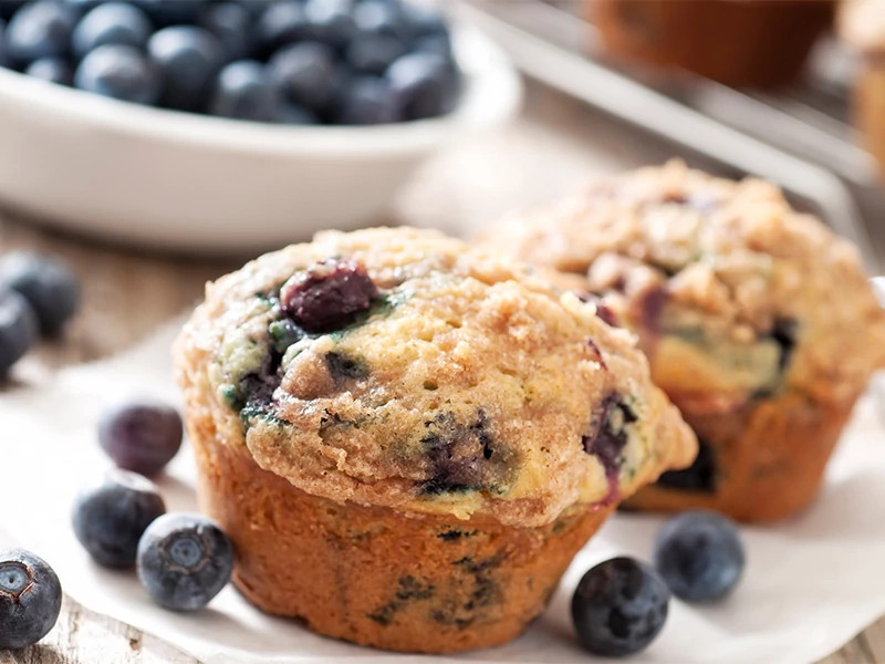 Blaubeer-Joghurt-Muffins