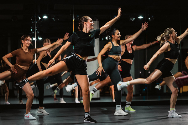 Gruppe von Frauen beim Les Mills